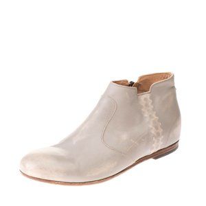 Stylish leather ankle boots (sz 37, Italy)